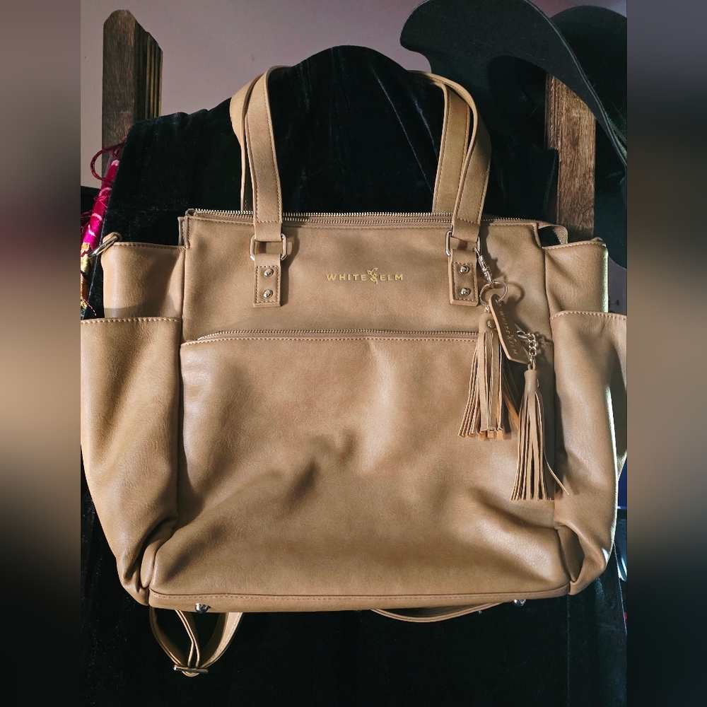 White Elm Convertible Gemini Tote